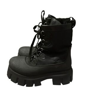 Chunky Military-style Boots